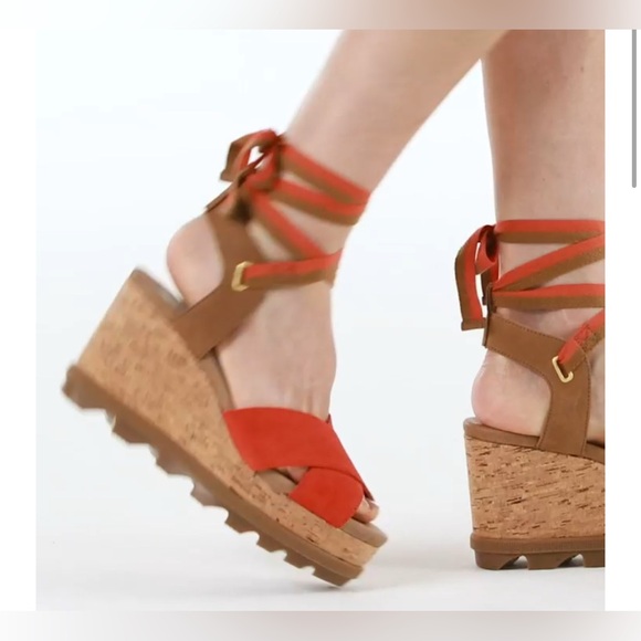 Sorel Joanie II Hi Ankle Lace Sandal Size 7 in excellent condition - Picture 3 of 12